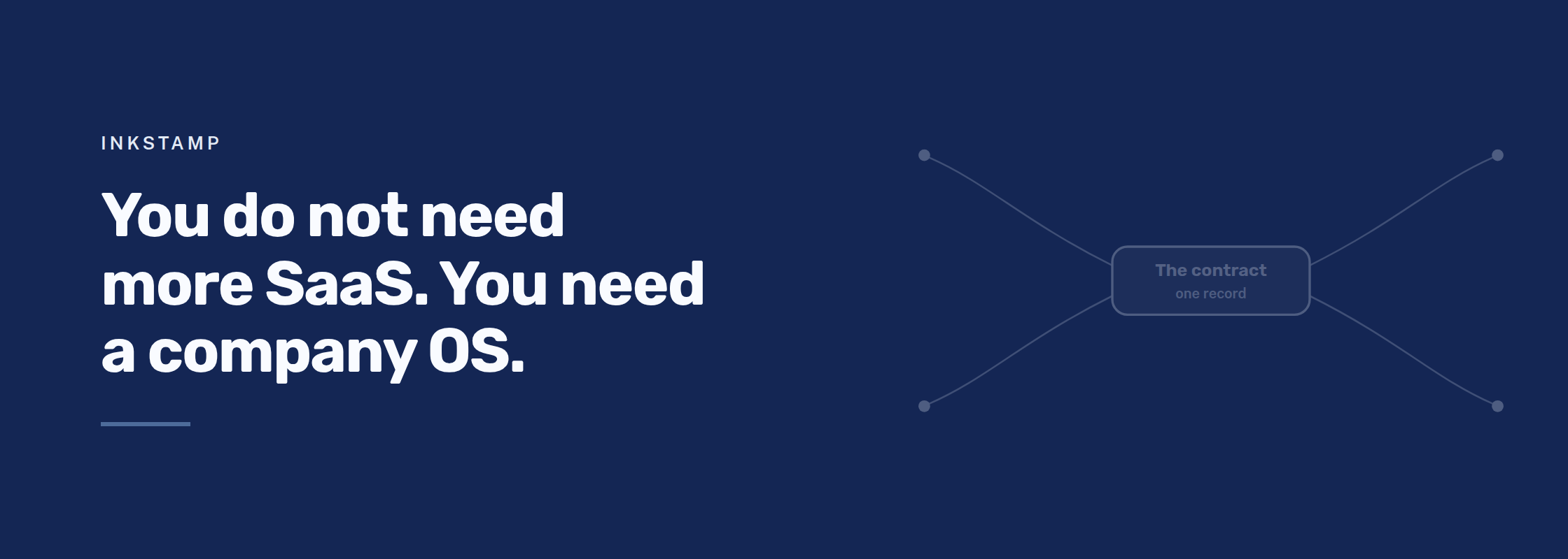 You do not need more SaaS. You need a company OS.